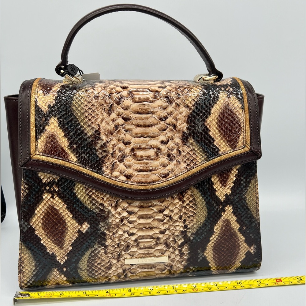 💎HP💎New Brahmin Ingrid Savino Folklore Satchel - Picture 4 of 13